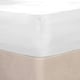 image 1 of OHS Plain Fitted Bed 25cm Deep Elasticated Sheet, King - White