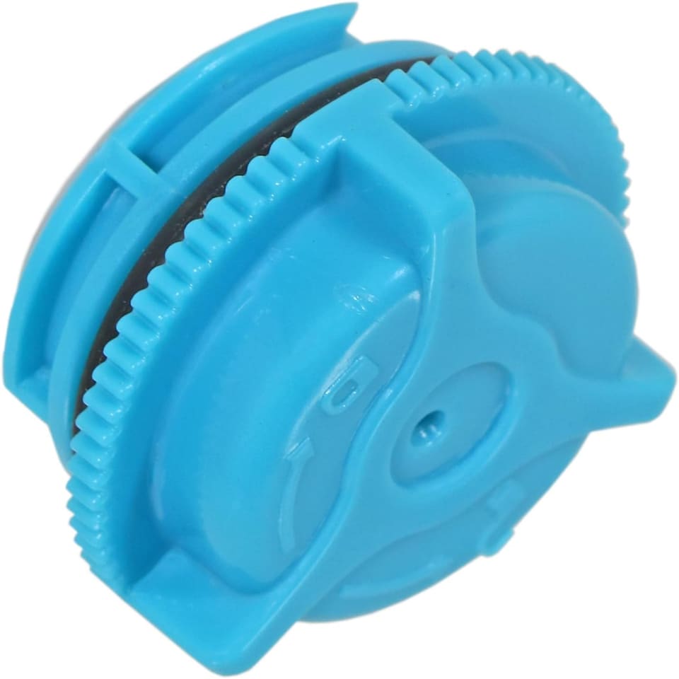 image 1 of SPARES2GO Water Tank Cap Lid for Dirt Devil 11-in-1 5-in-1 Multifunction DDS04-P01 DDS04-E01 Steam Cleaner Blue