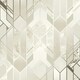 image 3 of Liquid Marble Geometric Wallpaper in Cream Multi