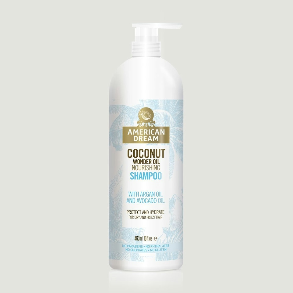 image 1 of American Dream Coconut Wonder Oil Nourishing Shampoo | Cream