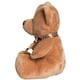image 3 of Mumbles Velvet Bear Plush Toy - Brown - 20cm
