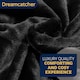 image 5 of Dreamcatcher Black Faux Fur Blanket Throw 160x130cm | Black | Black | One Size | 1