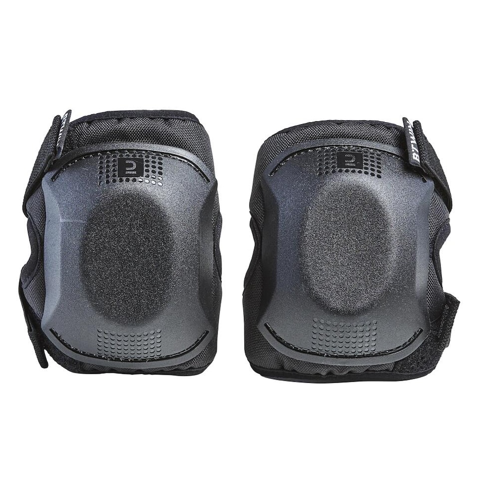 image 1 of Decathlon One Size Cycling Elbow and Knee Protectors Set 3-6 Years - Black