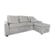 image 3 of Lucca 3 Seater Storage Sofa in Grey or Silver | Silver | One Size