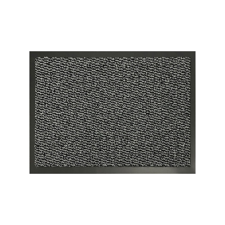 image 1 of KAV Washable Door Mat Dirt Trapper Durable Non-Slip Barrier Mats Perfect Dust Absorbent Rug(40x60)cm, (1.31x1.97)Ft Grey