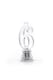 image 2 of Number 6 Flashing Candle | Clear