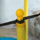 image 8 of HOMCOM 4.6FT Kids Trampoline w/ Enclosure, for Kids 3-10 Years - Yellow