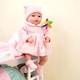 image 8 of BiBi Doll Reborn Baby Girl Clothes Set Pink Bunny Dress Outfit for 20 inch Dolls