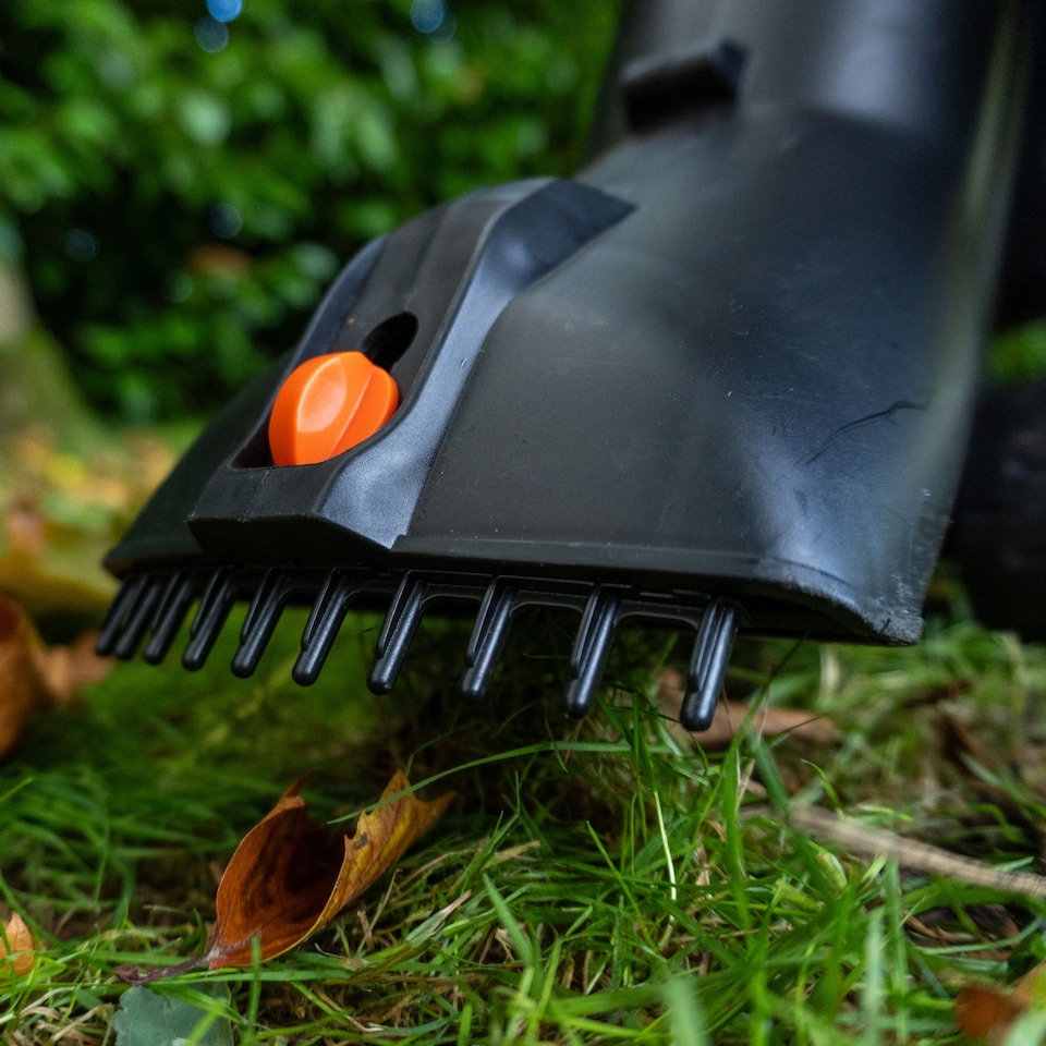 image 1 of Yard Force 3-in-1 3000W Electric Corded Blower Vac and Mulcher, 35L Capacity, 100-300 km/h Air Speed | Orange