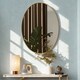 image 2 of Retro Wall Large 3D Oval Vanity Mirror For Bedroom, Bathroom, Living Room