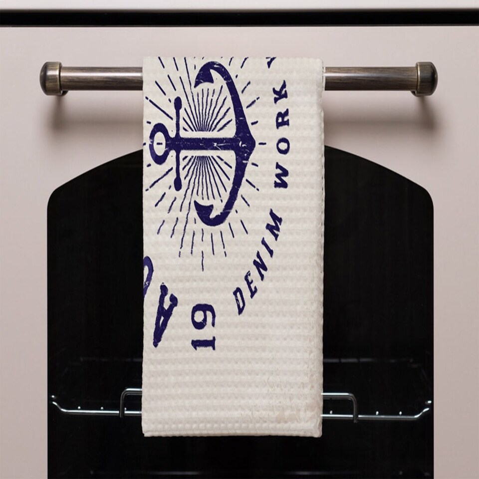 image 1 of Vintage Anchor Logo (Kitchen Towel)