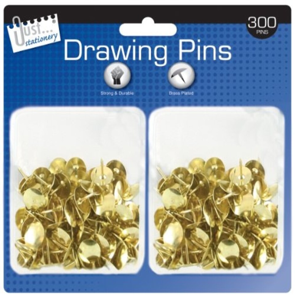 image 1 of Just Stationery Drawing Pin (Pack of 300)