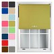 image 1 of FURNISHED Blackout Roller Blinds with Triple Diamond Eyelets Cut to Size Easy Fit Window Shade - (W)240cm x (L)165cm | Green | Green | (W) 240cm x (L) 165cm