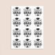 image 3 of Graduation Congrats Grad Square Stickers 65mm - Sheet of 12