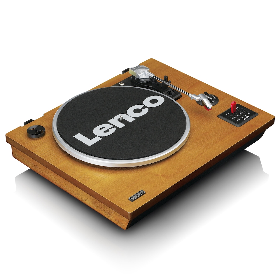 image 1 of LENCO LS-55WA UK - Turntable with Bluetooth, USB MP3 encoder, speakers - Wood