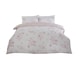 image 1 of PH Sadie Floral Polycotton Reversible Duvet Cover Set with Pillowcase | Pink | King | 1