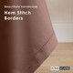 image 4 of Homescapes Chocolate Brown Tablecloth - 178 x 300 cm Brown