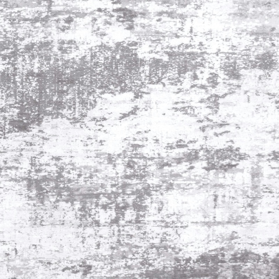 image 1 of OHS Abstract Print Washable Indoor Carpet Floor Rug Runner, 66x200cm - Charcoal | Grey | Charcoal Grey | 66x200cm