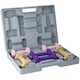 image 1 of SPORTNOW 9kg Hex Dumbbells Set with Carry Case, 2 x 1kg, 2 x 1.5kg, 2 x 2kg