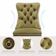 image 6 of Romsey Set of 2 Modern Velvet Dining Chairs with Knocker Ring
