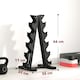image 7 of SPORTNOW Five-Tier Weight Tree, Steel Dumbbell Rack for Home Gym Exercise