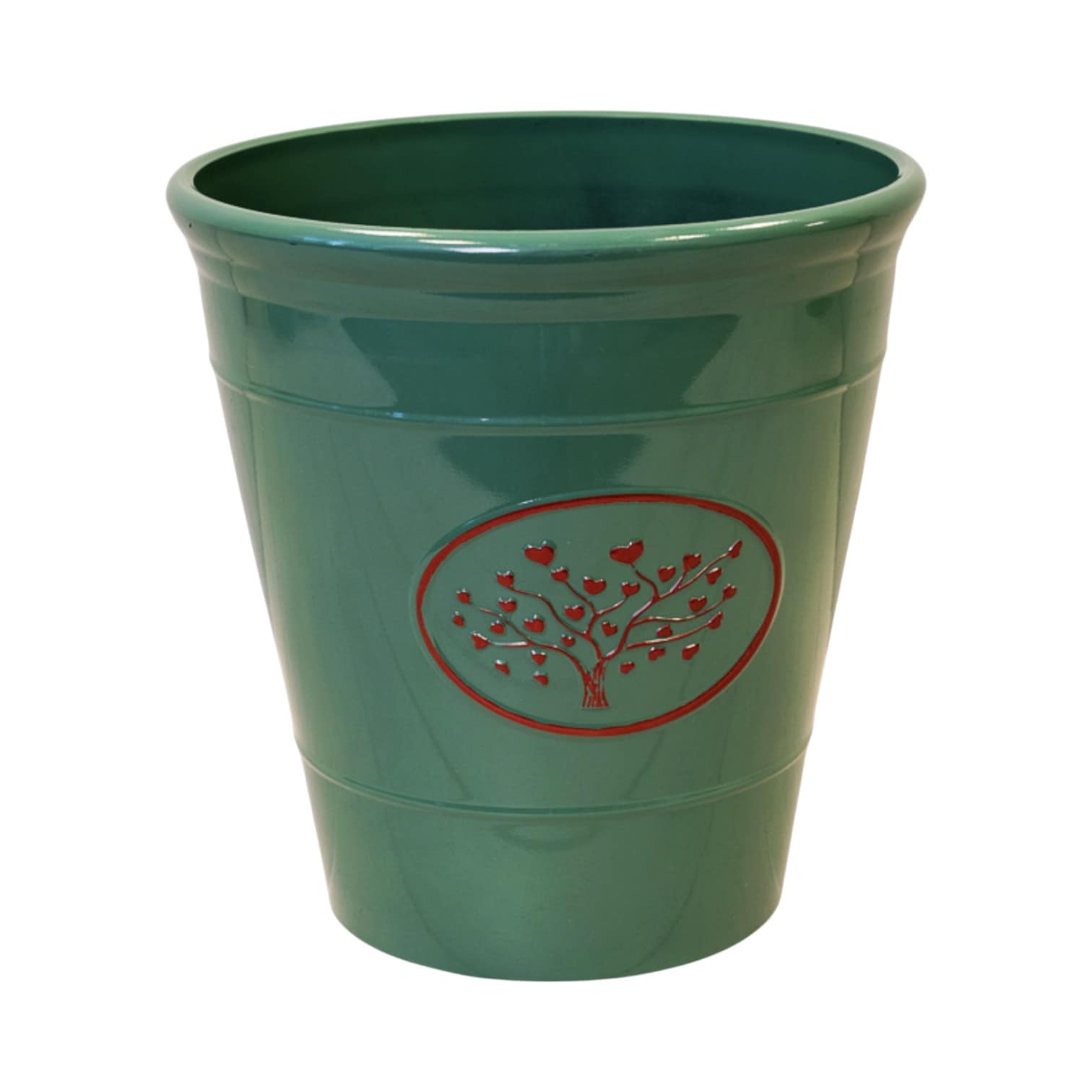 Four Candle Green Plastic Love Heart Tree Planter 13L