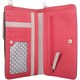 image 5 of Lightweight Genuine Leather Travel Phone Cross Body Shoulder Bag Red | Red/Ivory