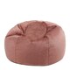 image 1 of icon Aurora Classic Velvet Bean Bag Chair Dusk Pink Bean Bags Pink | Pink