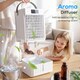 image 6 of HOMCOM 4-in-1 Mini Air Cooler with RGB 7 LED Light, Cooling Fan | White | Black | 17.8 x 16.9 x 28.1 cm