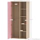 image 9 of Junior Vida Neptune 3 Piece Bedroom Set, Pink & Oak (Desk, Bedside Table, Wardrobe) | Pink | Pink | L | 3