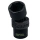 image 1 of 18mm 3/8in Drive Universal Swivel Wobble Metric Impact Shallow Socket