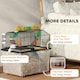 image 8 of PawHut Hamster Cage with 31cm Deep Tray, Tube, 58 x 43 x 57cm