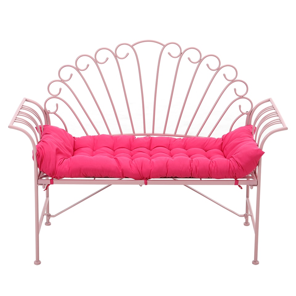 image 1 of Living and Home Thick Chaise Lounge Chair Cushion,Rose Red-110cm | Red