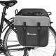 image 9 of Set bicycle bag Georg and frame bag, water-repellent | Black | black/blue | 1.3 L | 1