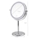 image 3 of Showerdrape Iris 5x Magnifying Chrome Makeup Vanity Mirror with LED Light