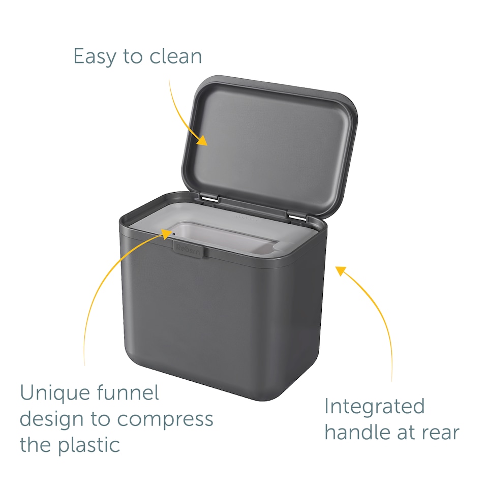 image 1 of ReBorn Recycled SquishBin Plastic Flexible Waste Caddy