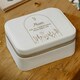 image 2 of Personalised Floral Arch Travel Jewellery Box