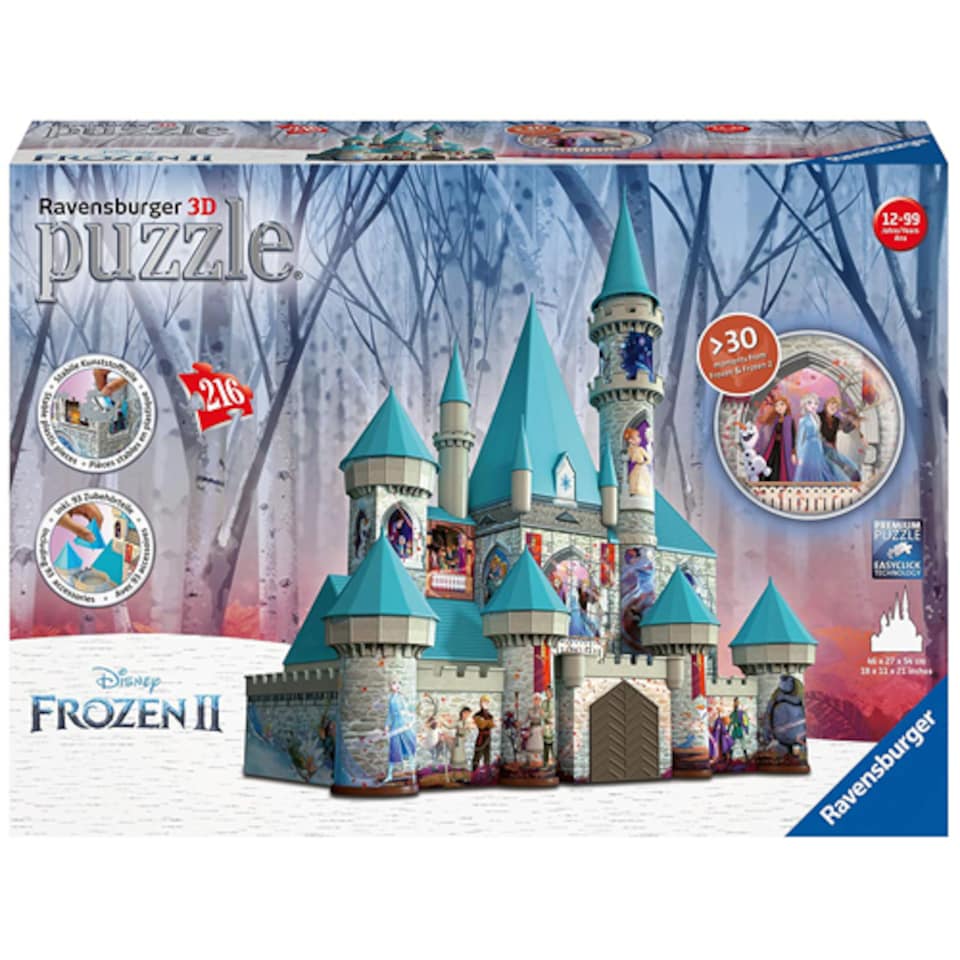 Frozen 2: Castle 3D Puzzle (216 pieces) - Brand New