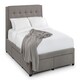 image 1 of Premium - Grey 4 Drawer Bed - King 5ft (150cm)