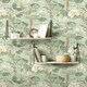 image 3 of Holden Décor Rural Paradise Lily Pads Wallpaper - Green - 10m x 53cm Green