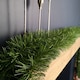 image 3 of 6m (20ft) x 10cm Fine Cut Green Christmas Garland Tree Decoration
