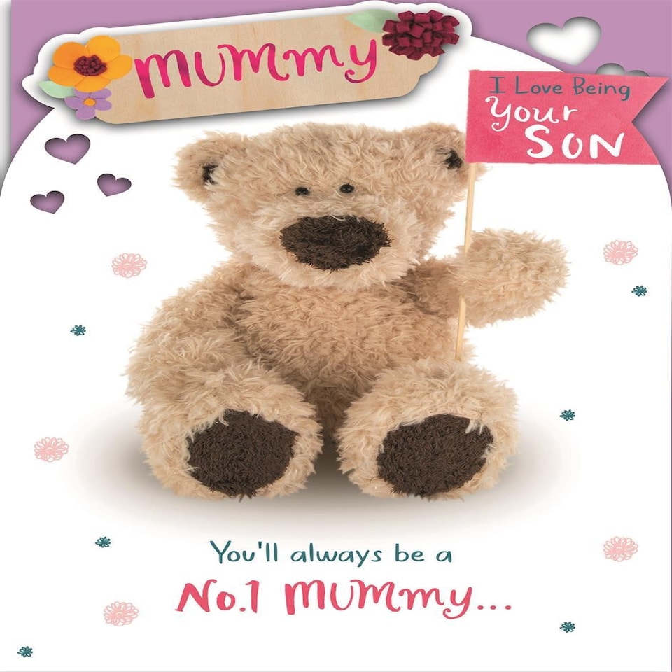 image 1 of Hallmark Mummy Mother's Day Card 'Being Your Son' Medium