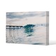 image 1 of Ocean ideal wave in ocean. Breaking blue waves (Canvas Print) 46 x 31 x 4cm