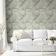 image 3 of Muriva Elysian Marble Wallpaper - Green/Gold - 10m x 0.5m Green