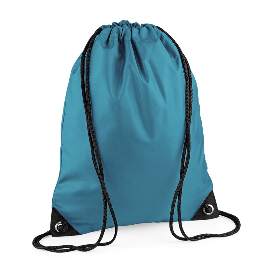 Bagbase Premium Drawstring Bag | Blue | Ocean Blue | One Size | 1