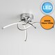 image 2 of Twist - Chrome LED Flush Ceiling Light | Chrome | 1