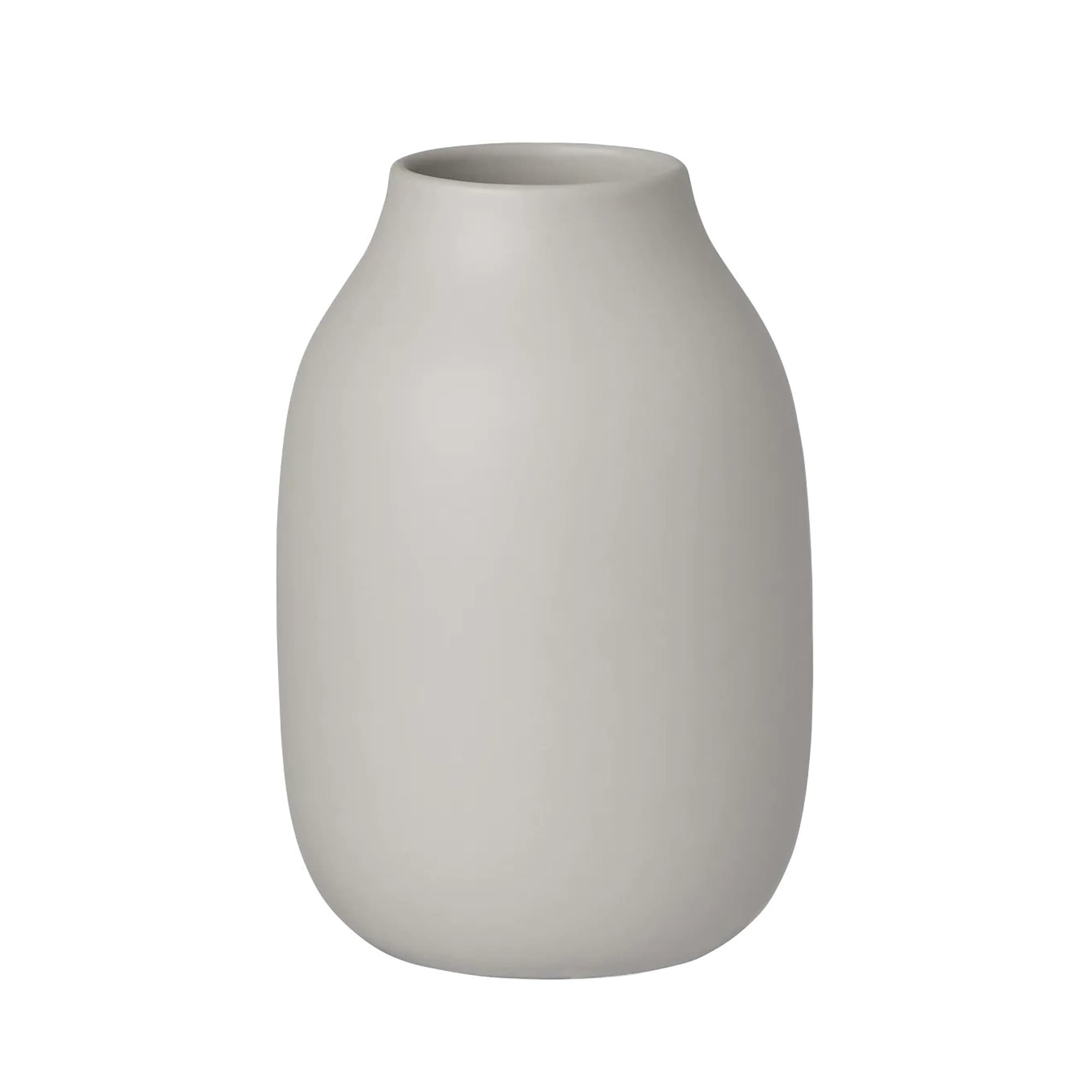 Blomus COLORA Vase Size S - Mourning Dove Matt in Light Grey