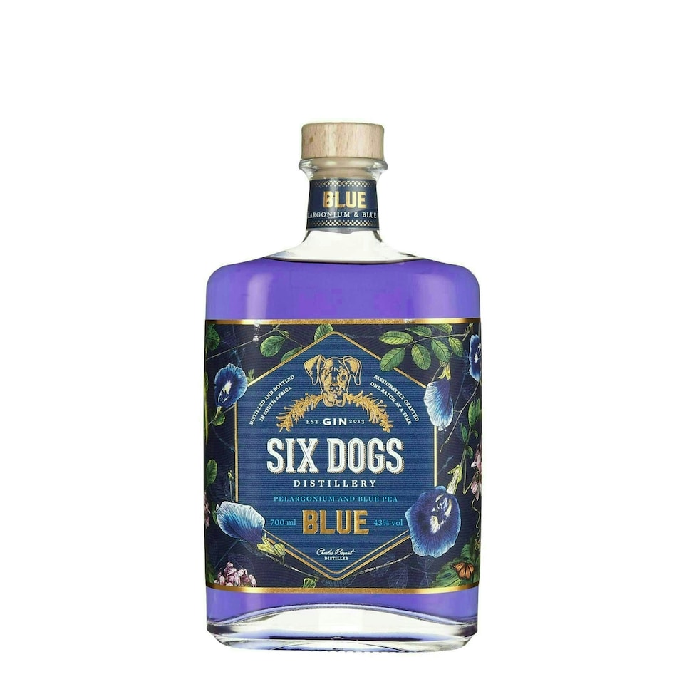 image 1 of Six Dogs Blue Gin