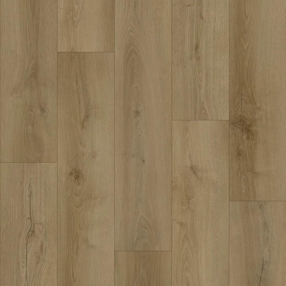 image 1 of Essential Alder Oak Wood Effect SPC Click LVT Flooring - Plank (4.4mm) For Bedroom, Living Room & Kitchen | Brown | Alder Oak | Planks per Pack: 12 | Coverage per Pack: 2.65m² | 1