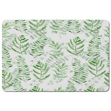 Green Fern Watercolour Placemat Set